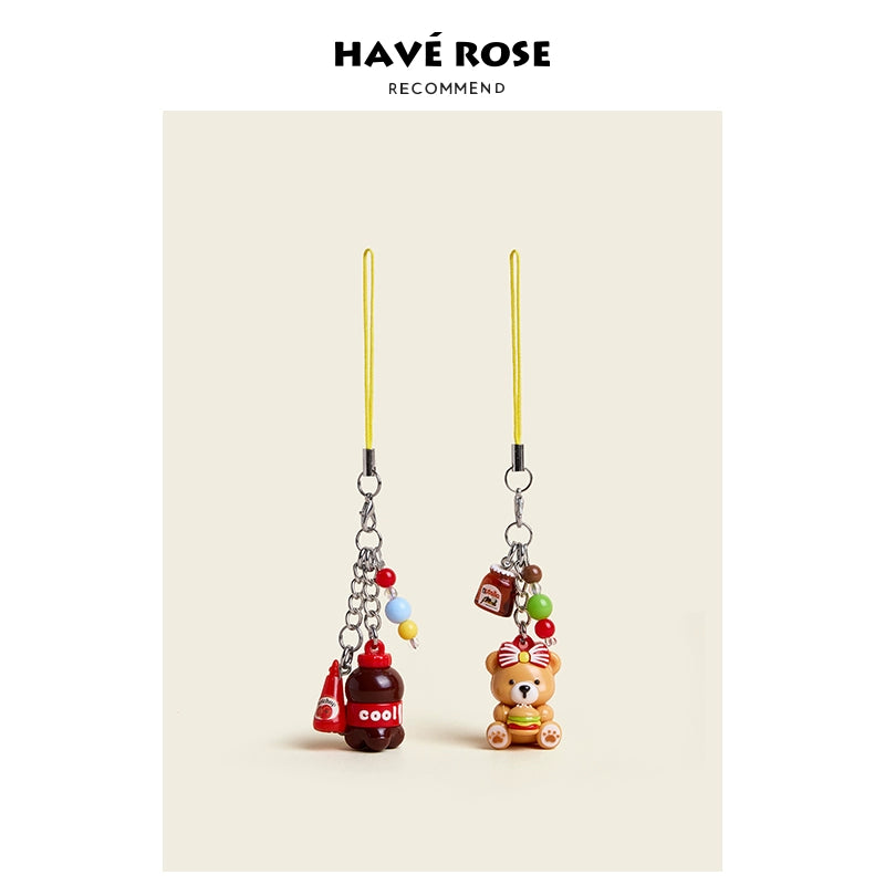 HAVEROSE Baked Bear Bag Pendant