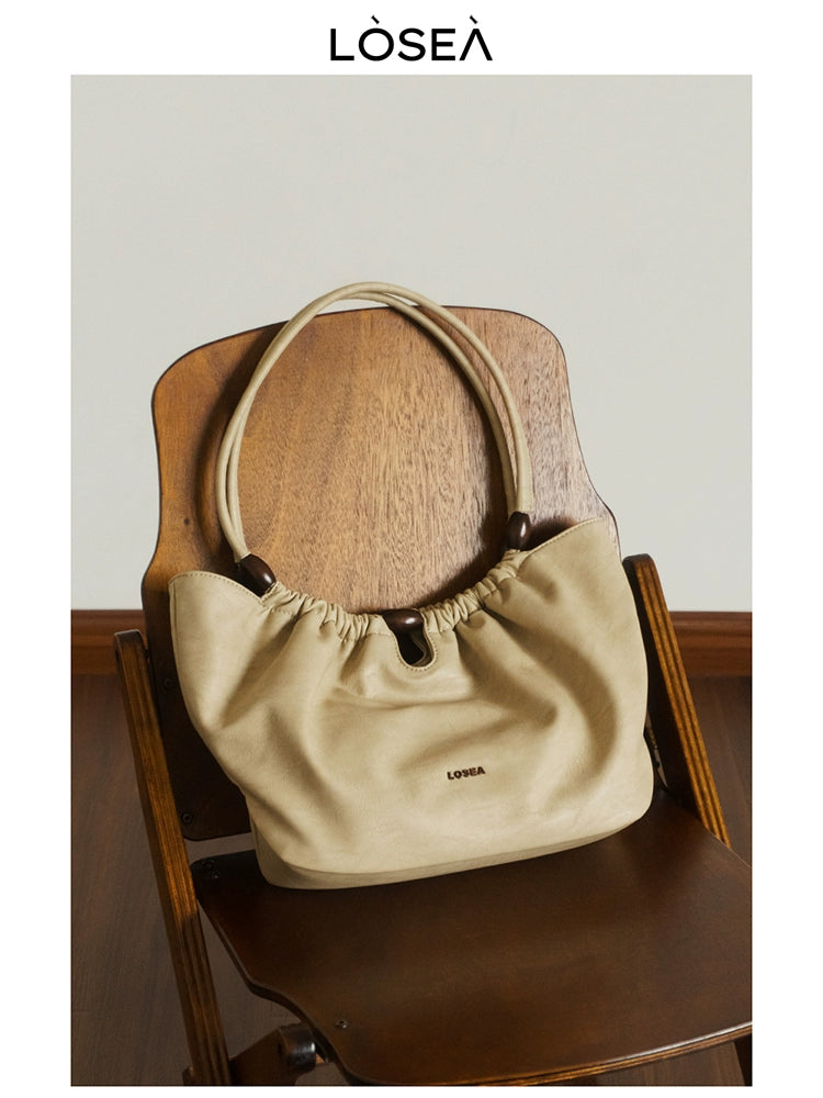 LOSEA New Chinese Vegetable Basket Versatile Underarm Shoulder Bag