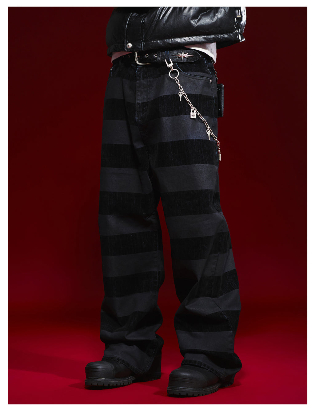 Remedy metal chain waist key lock