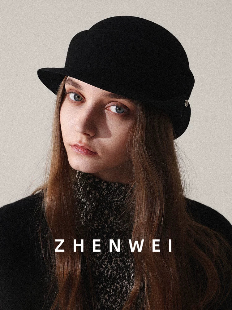 ZHENWEI Wool Daughter Woolen Beret