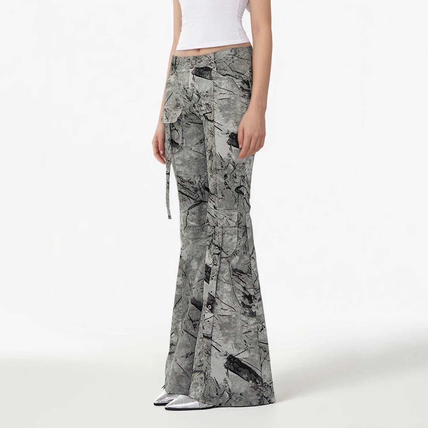 FUNOFF Tooling Low-rise Micro-pull Jeans