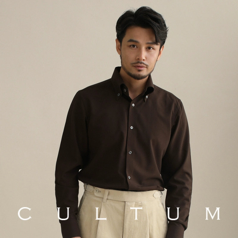 CULTUM Vintage Gentleman Casual Business Shirt