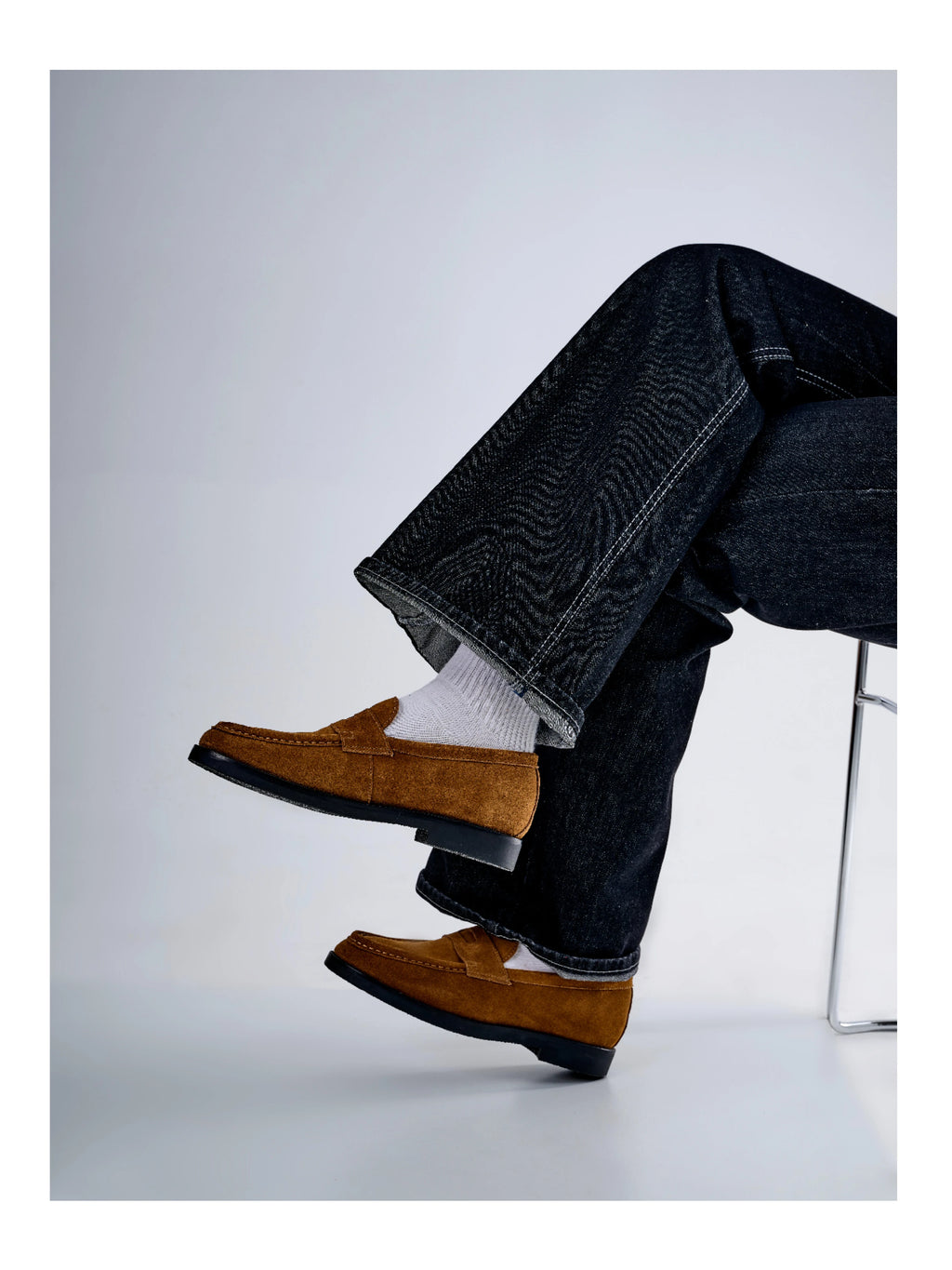 TERRAKOO One-pedal Old Money Style Retro Suede Casual Leather Shoes