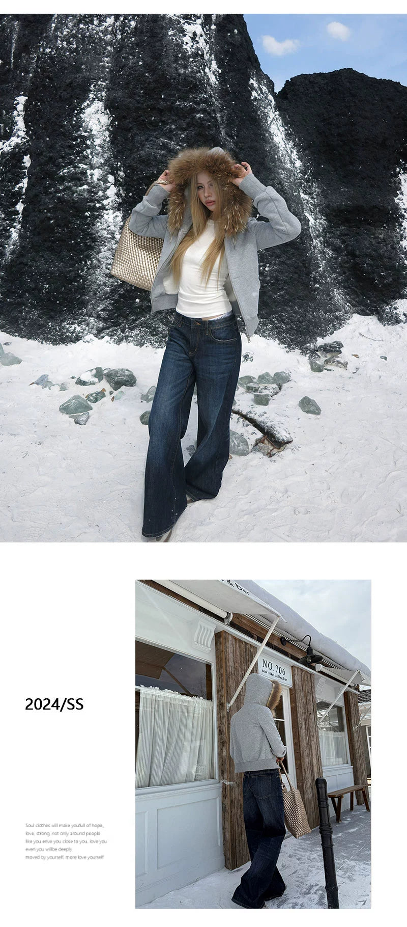 Audwyn Vintage Low Waist Skinny Washed Jeans