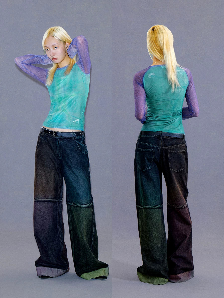 CONP Shoulder Mesh Slim Tee
