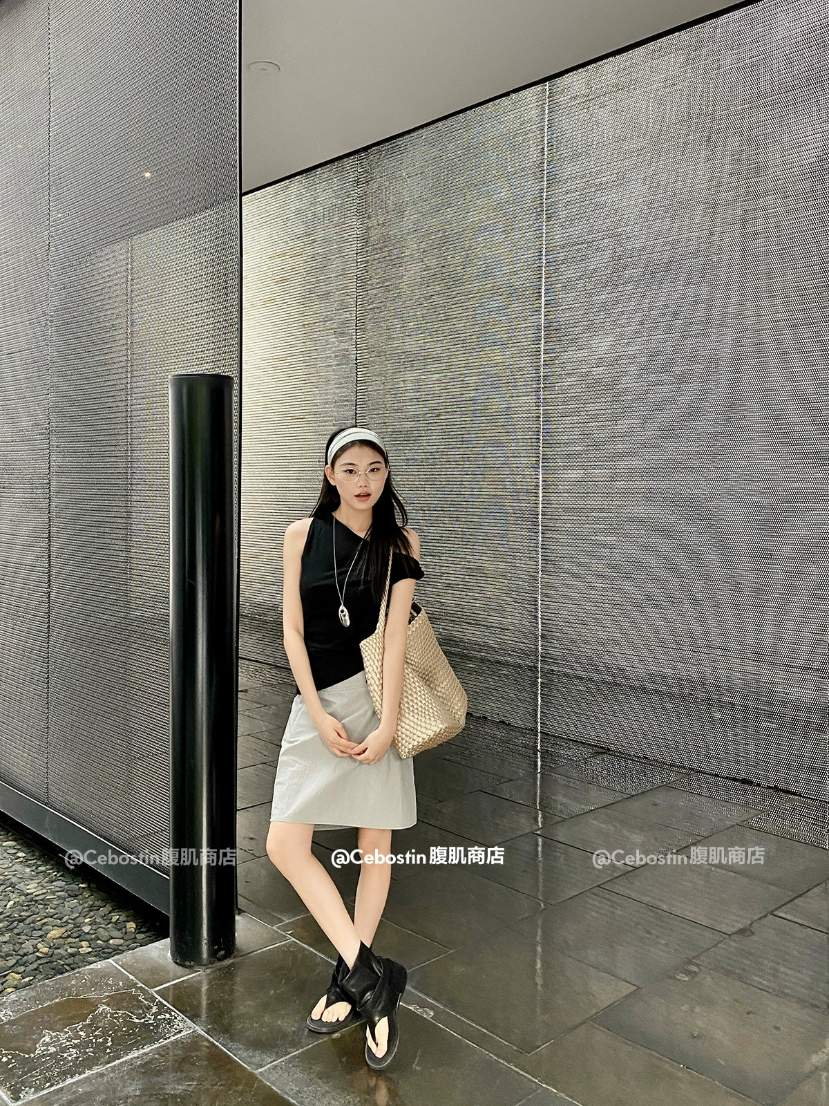 Cebostin Premium Sense Braided Large Capacity Tote Bag