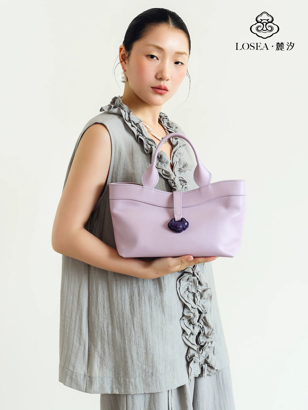 LOSEA Retro First-layer Cowhide Tote Bag