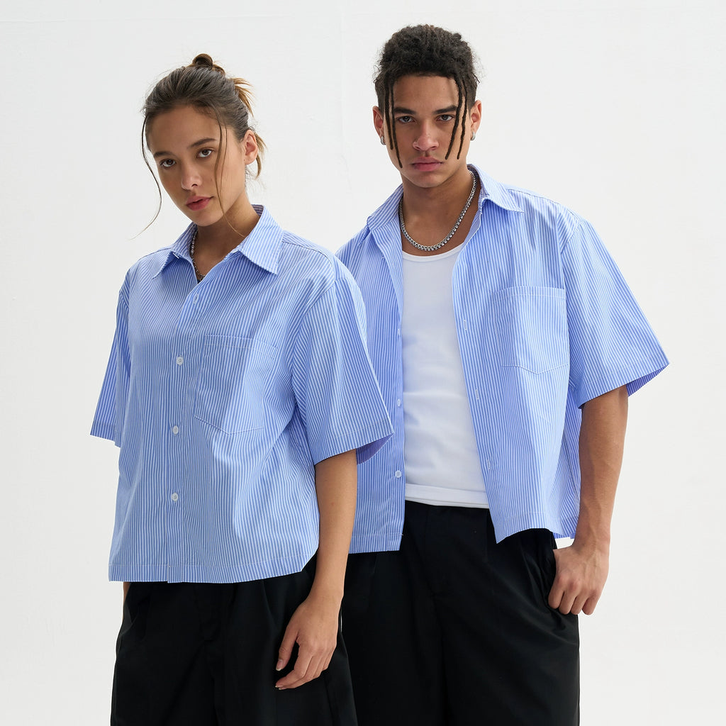 (Clearance) FIVE MEN Loose Short Sleeve Short Shirt