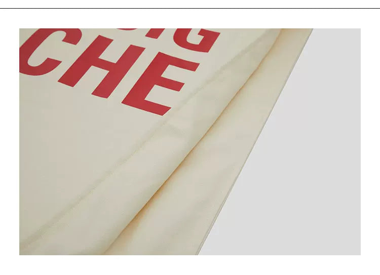 HEADACHE Alphabet Print Casual Canvas Bag