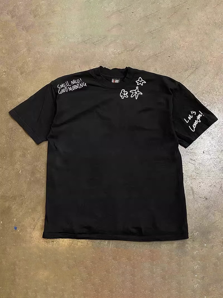 UPUPXIA Casual Loose Versatile Tee