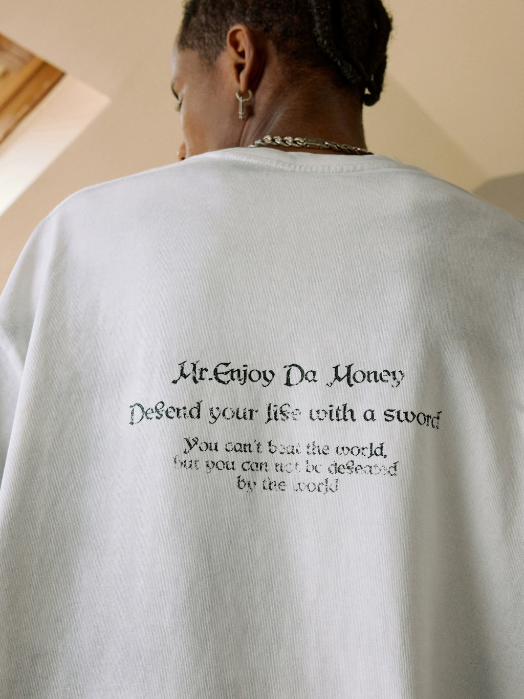 MEDM Rose and Sword Wash Vintage Long Sleeve