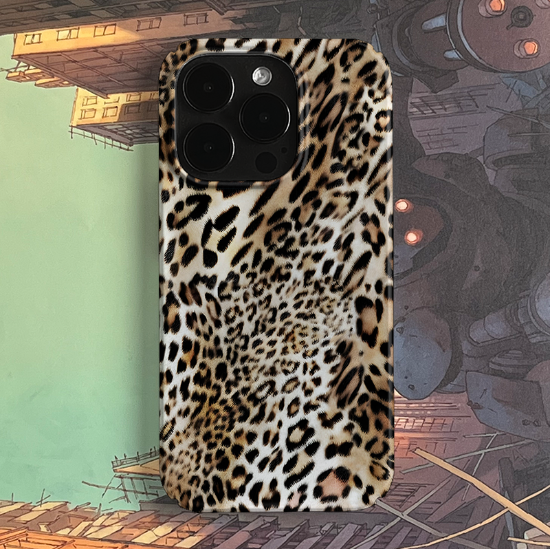 Pbcase Leopard Print Personality Niche Apple Phone Case