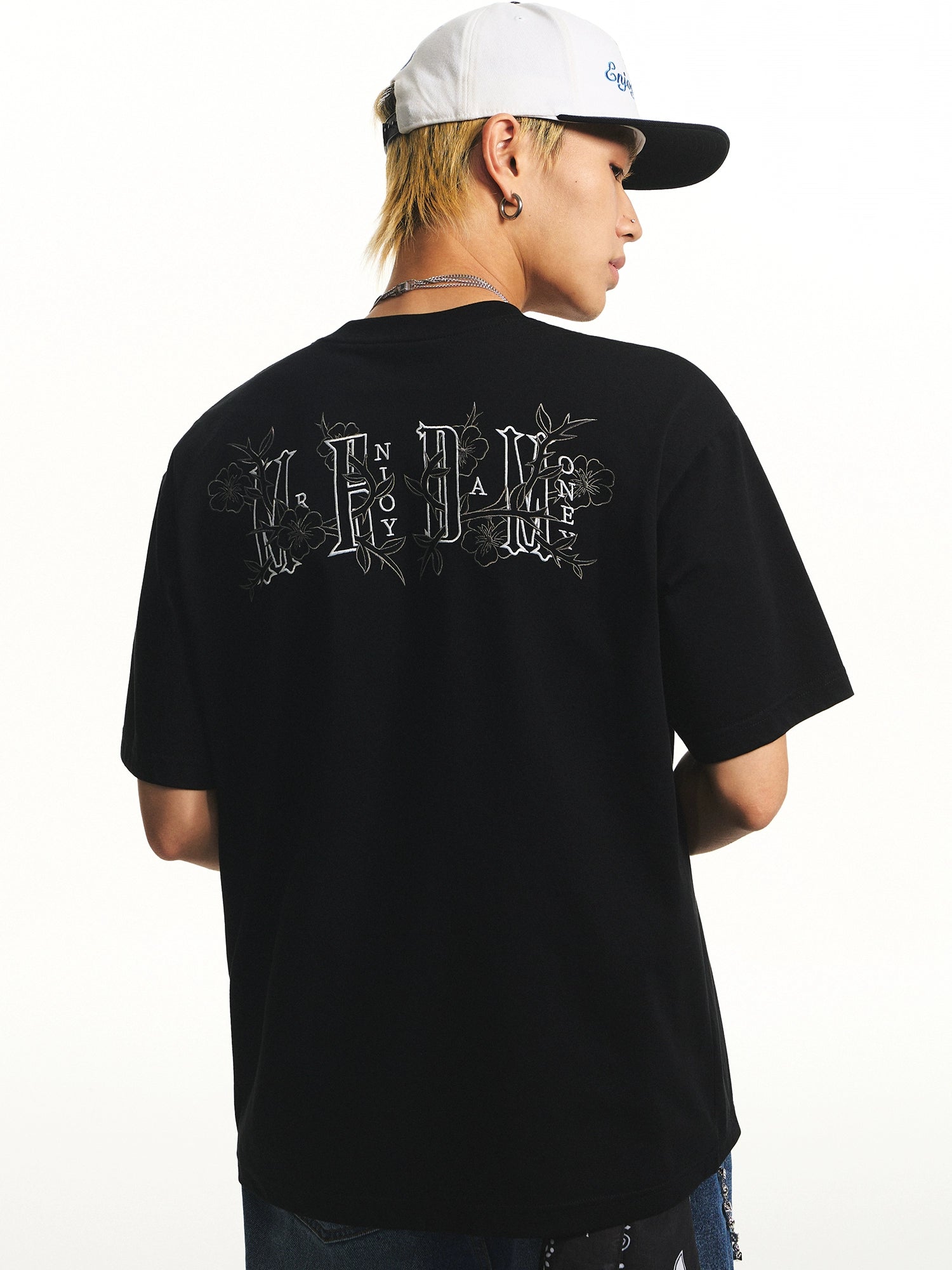 MEDM Flower Cool Sunscreen Loose Tee