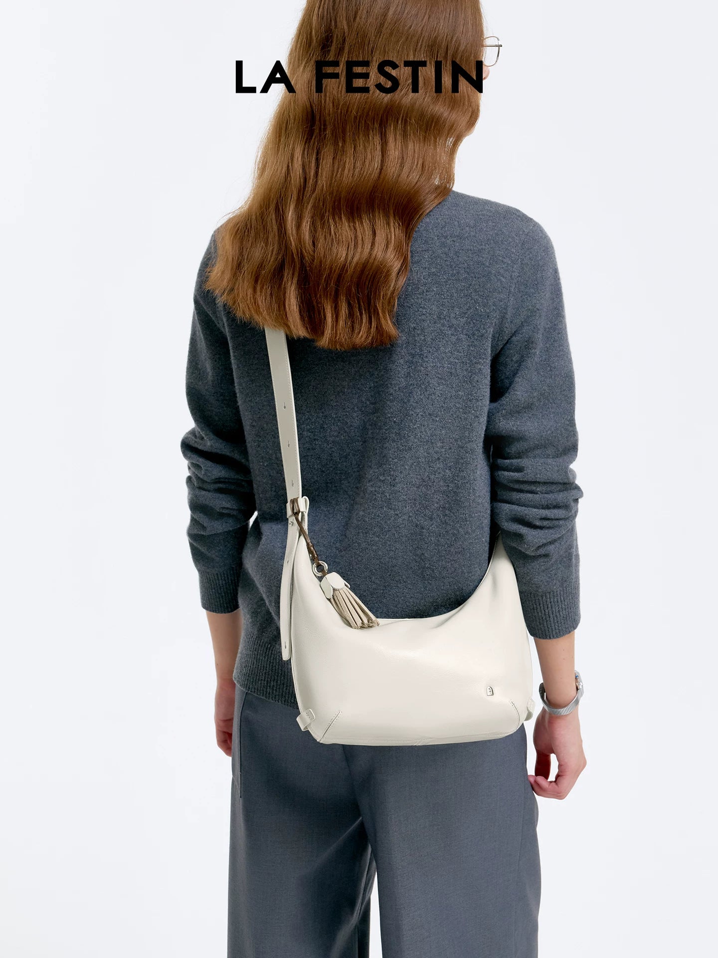 La Festin Cowhide Crossbody Bag