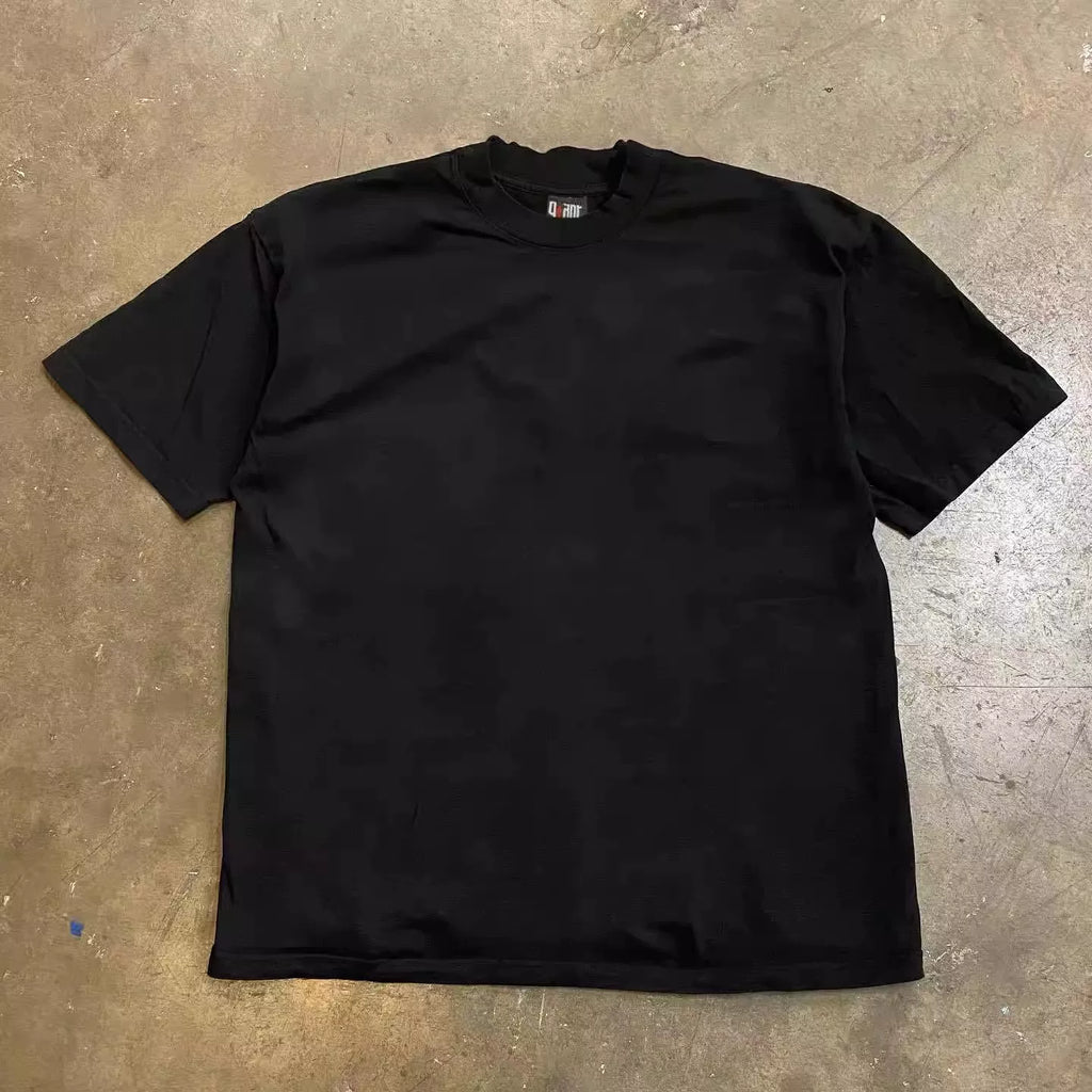 UPUPXIA Loose Casual Round Neck Tee