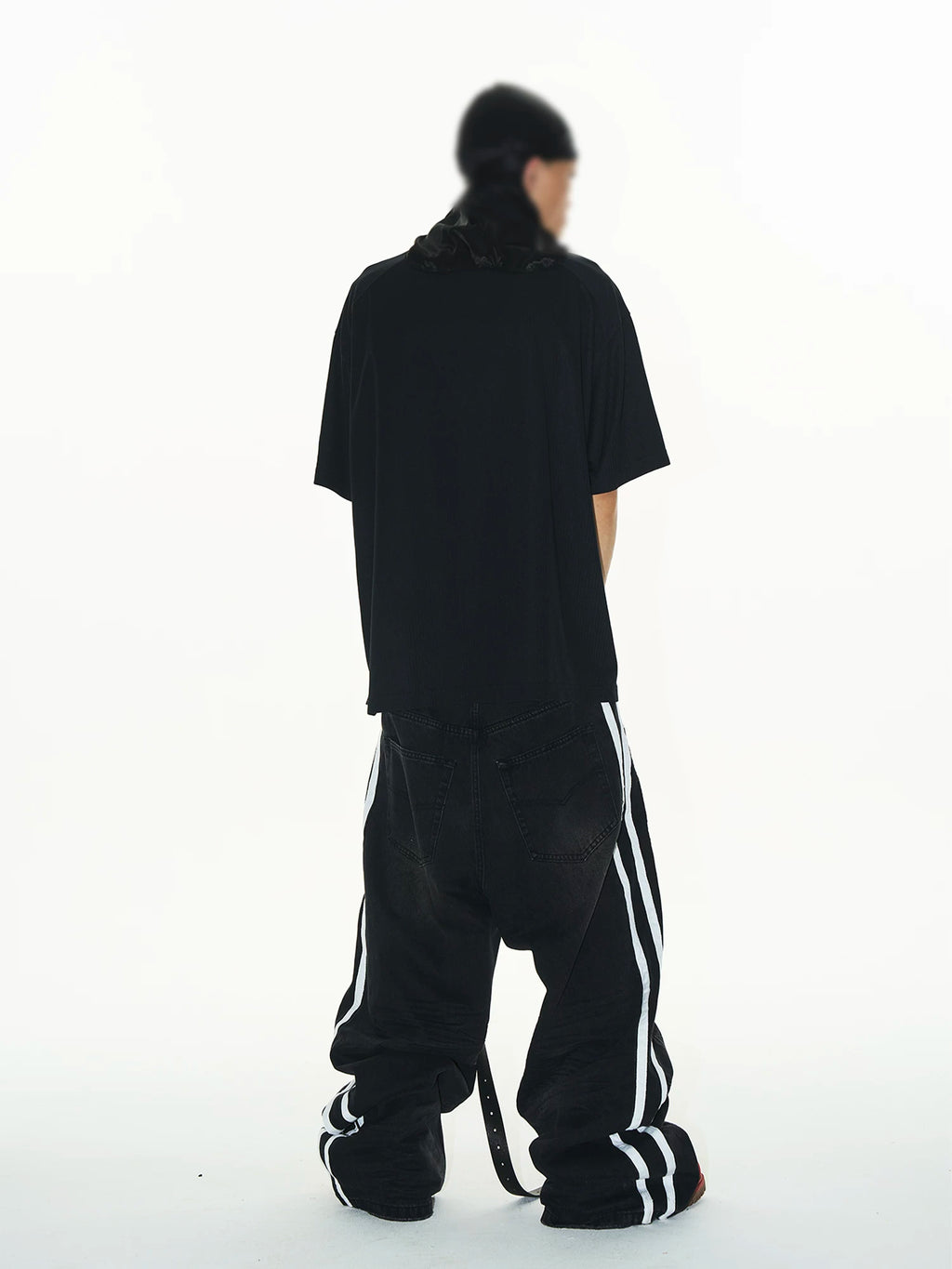 BLINDNOPLAN Vintage Striped Casual Tee