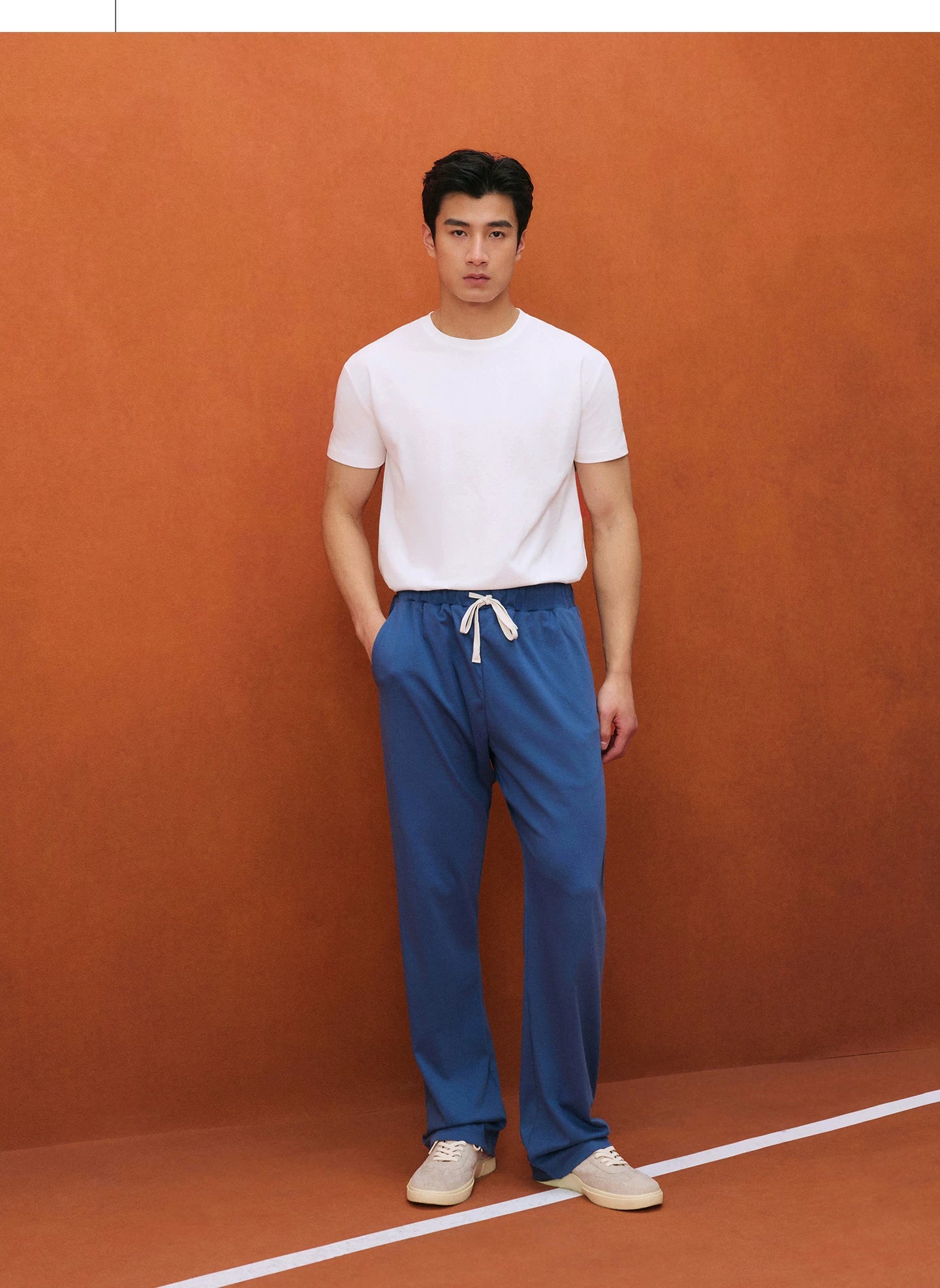 NO LOGO Cool Breathable Light Straight Casual Sweatpants