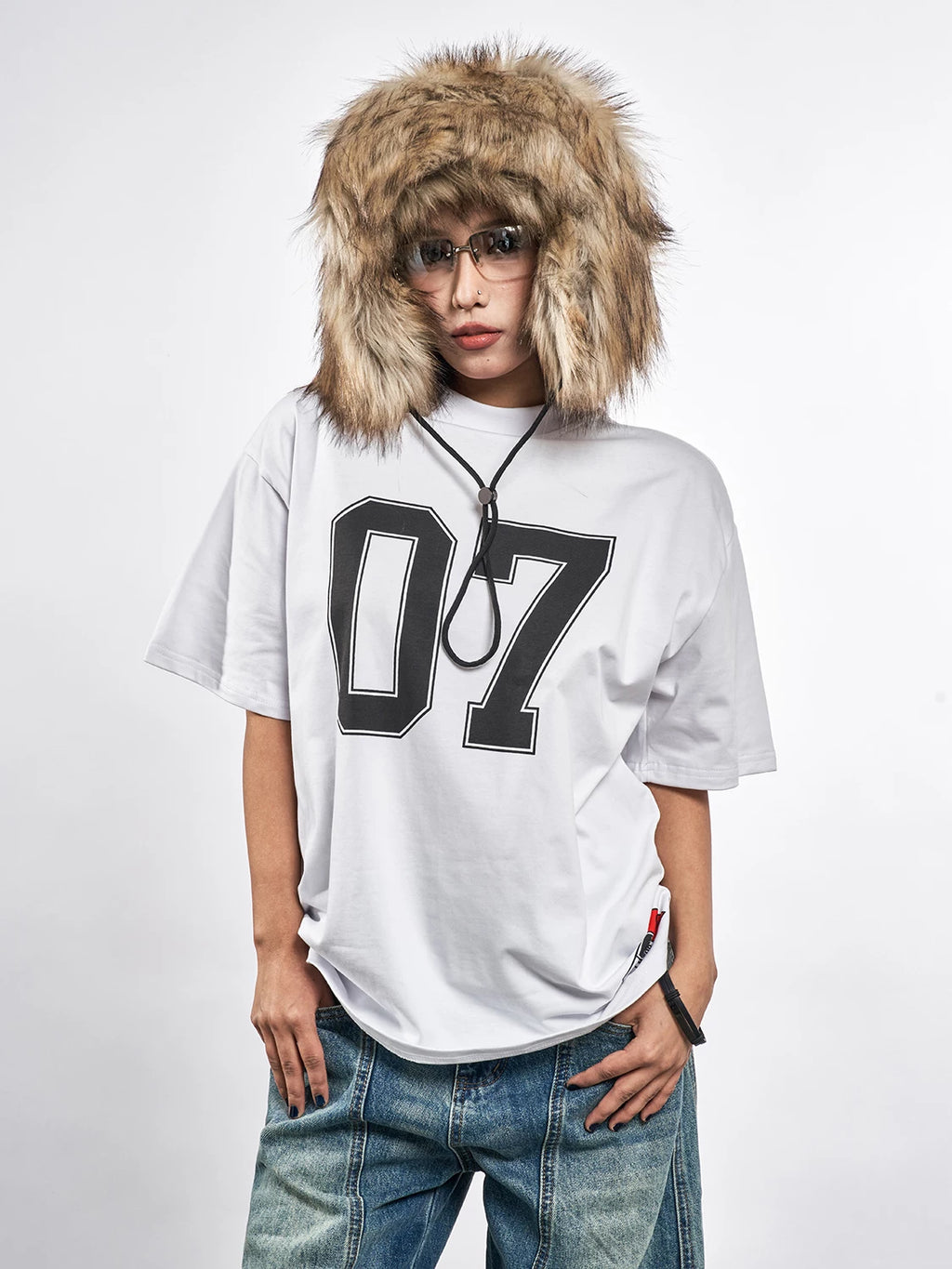 MT99 Letter Print Casual Tee