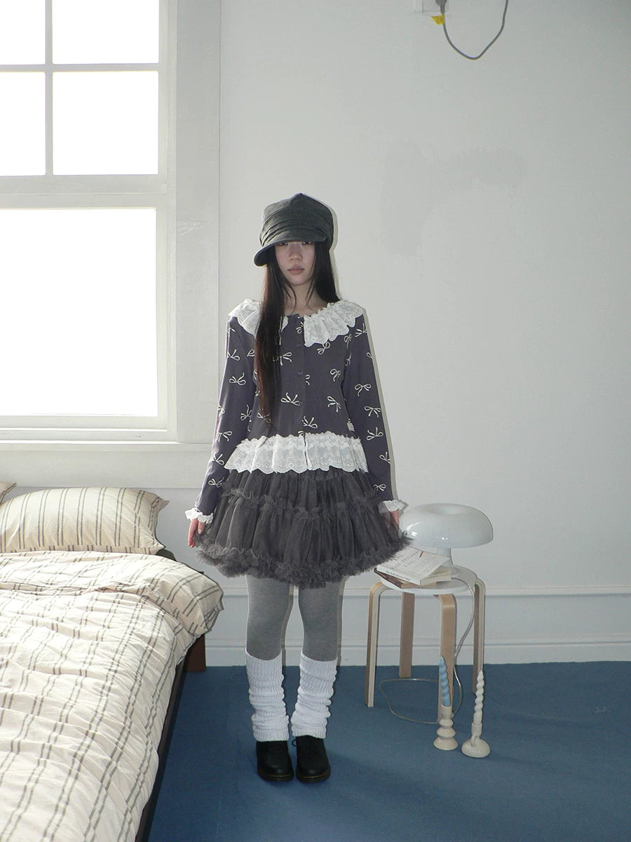 Ang: Project Vintage Lace Fungus Edge Puffy Skirt