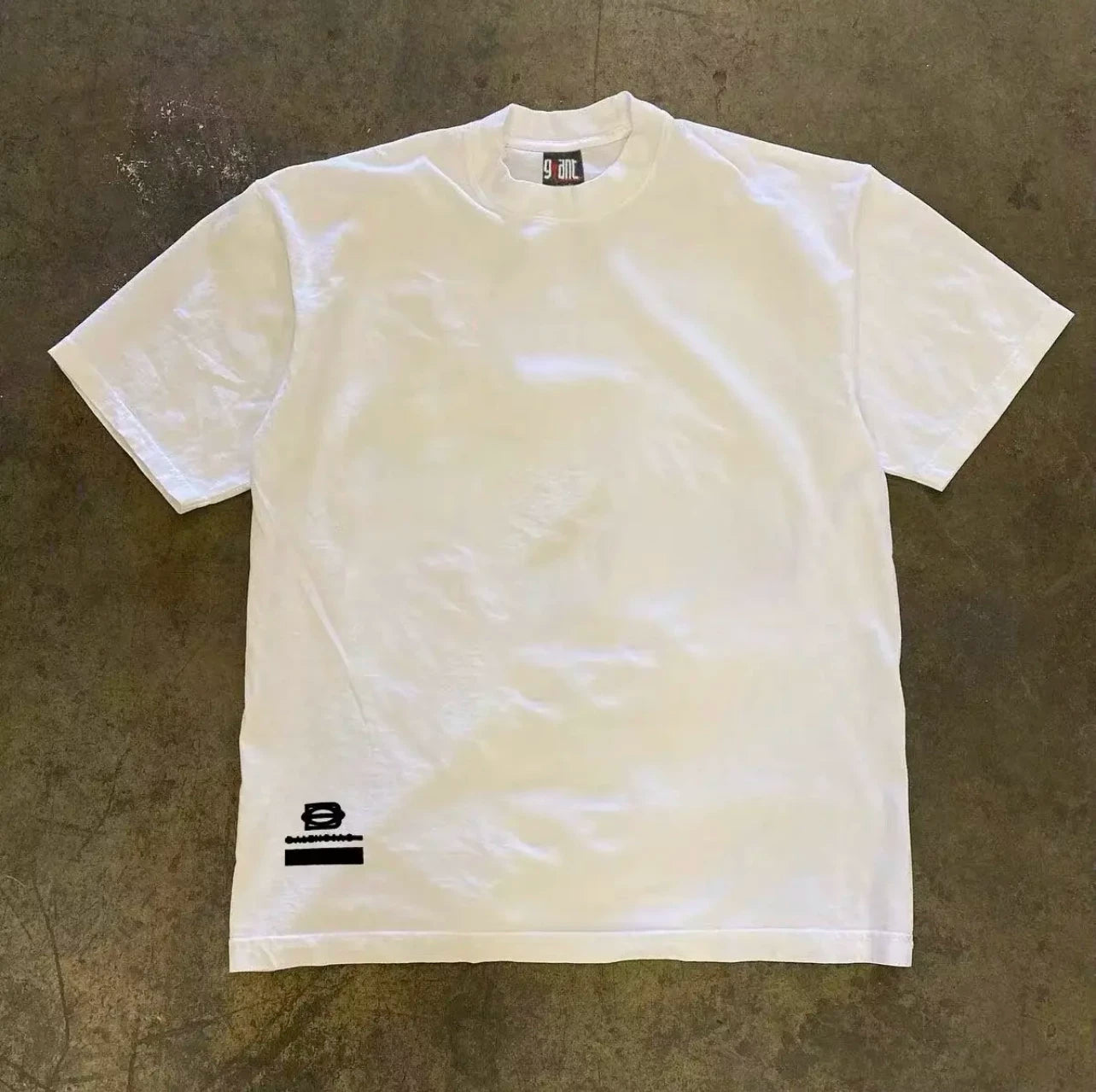 UPUPXIA Letter Print Casual Versatile Tee