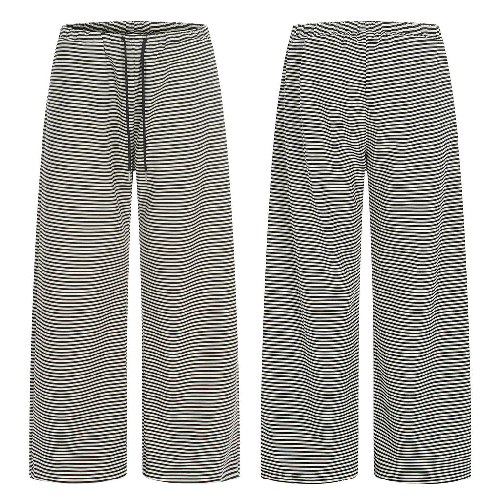 11KN Retro Straight Casual Wide-leg Floor Pants