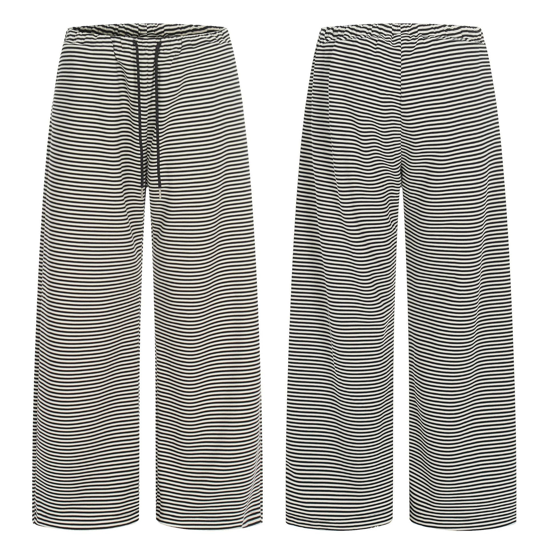 11KN Retro Straight Casual Wide-leg Floor Pants