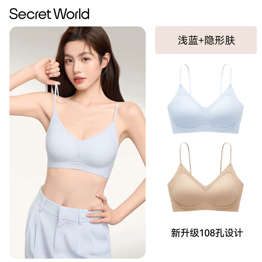SecretWorld Small Breasts Gather Breathable Bra
