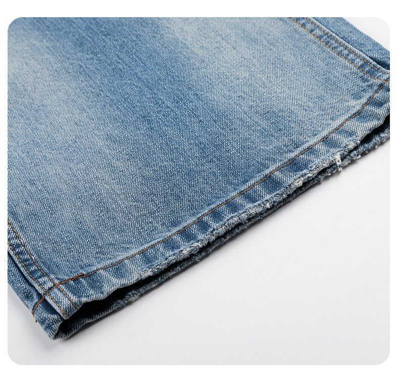 11KN Vintage Casual Straight Old Jeans