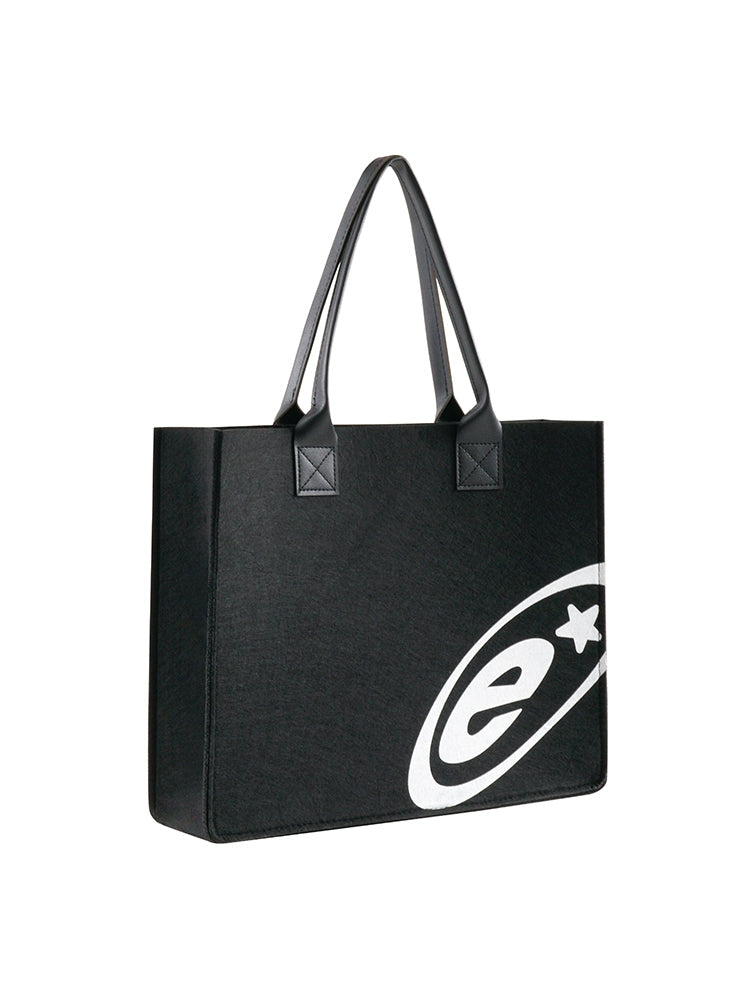 BTSG X EMCTWO original large-capacity LOGO student tote bag