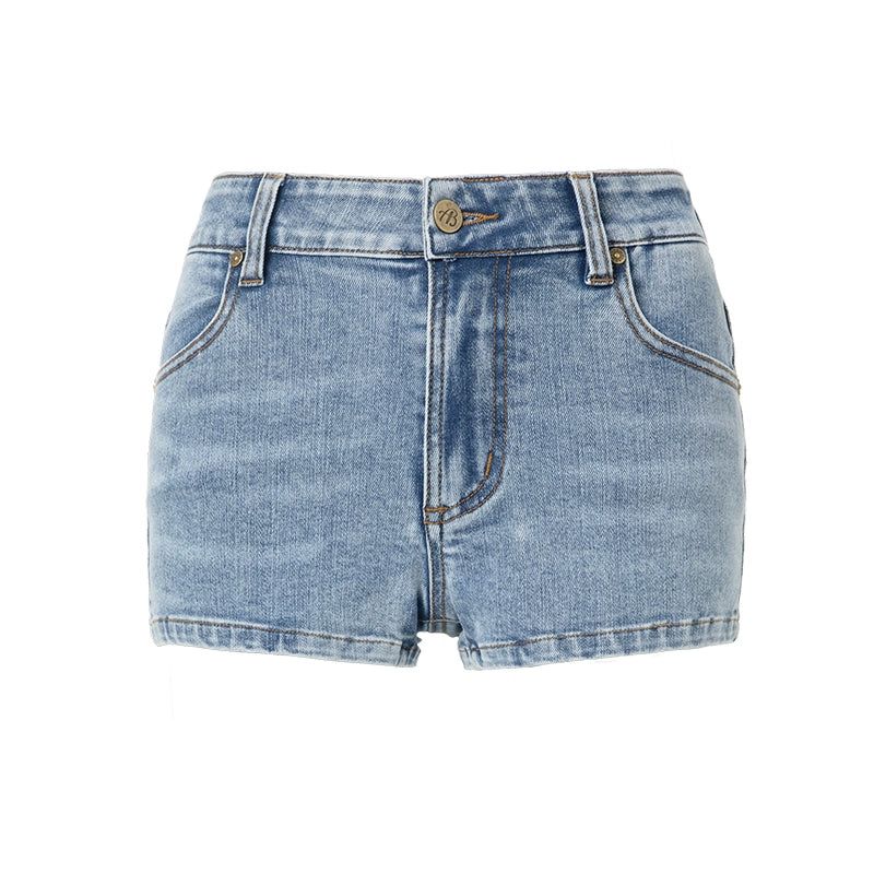 ABMY Sexy Hip-wrapped Denim Shorts