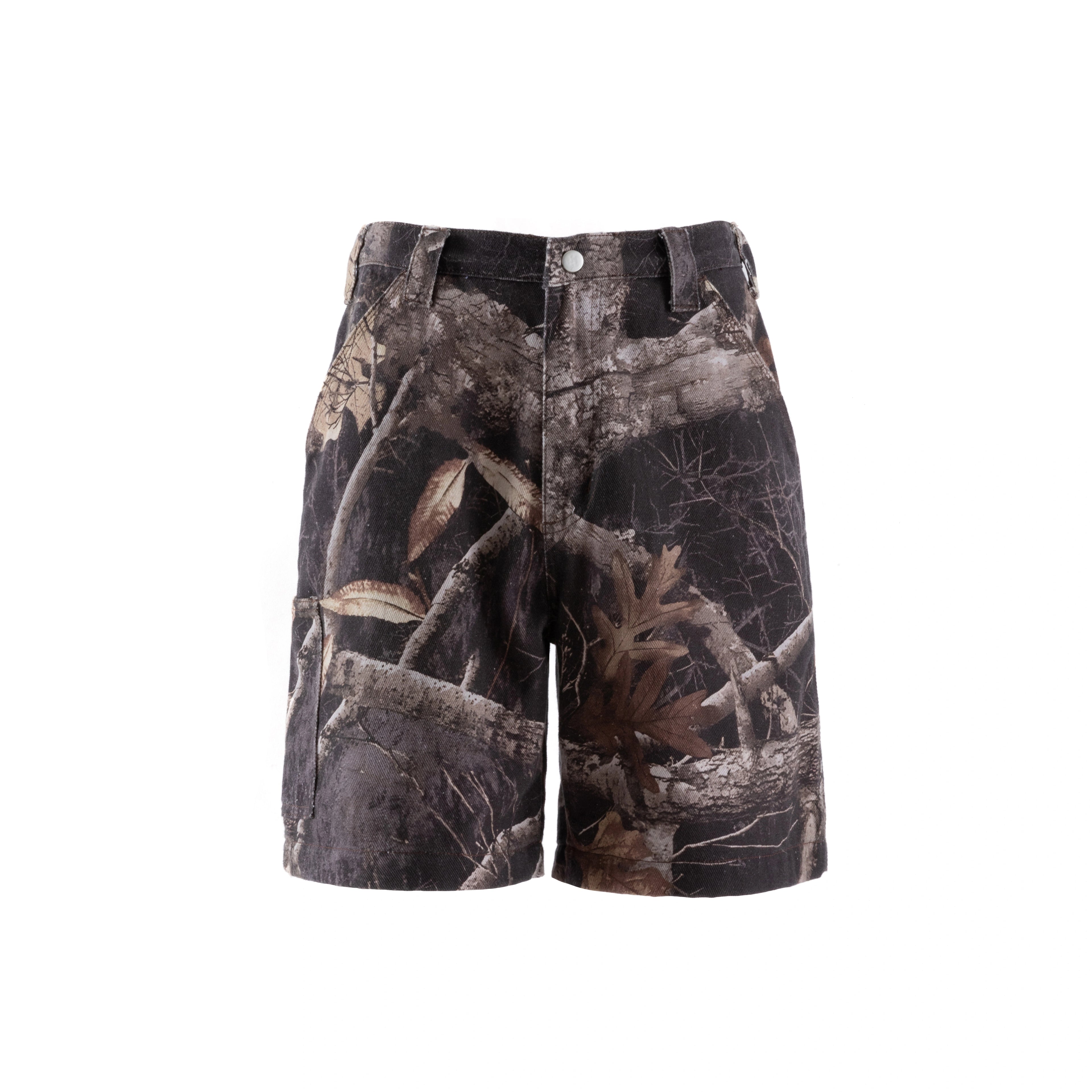 LIBERAFIT Camouflage, Wash Damage, Tooling Shorts