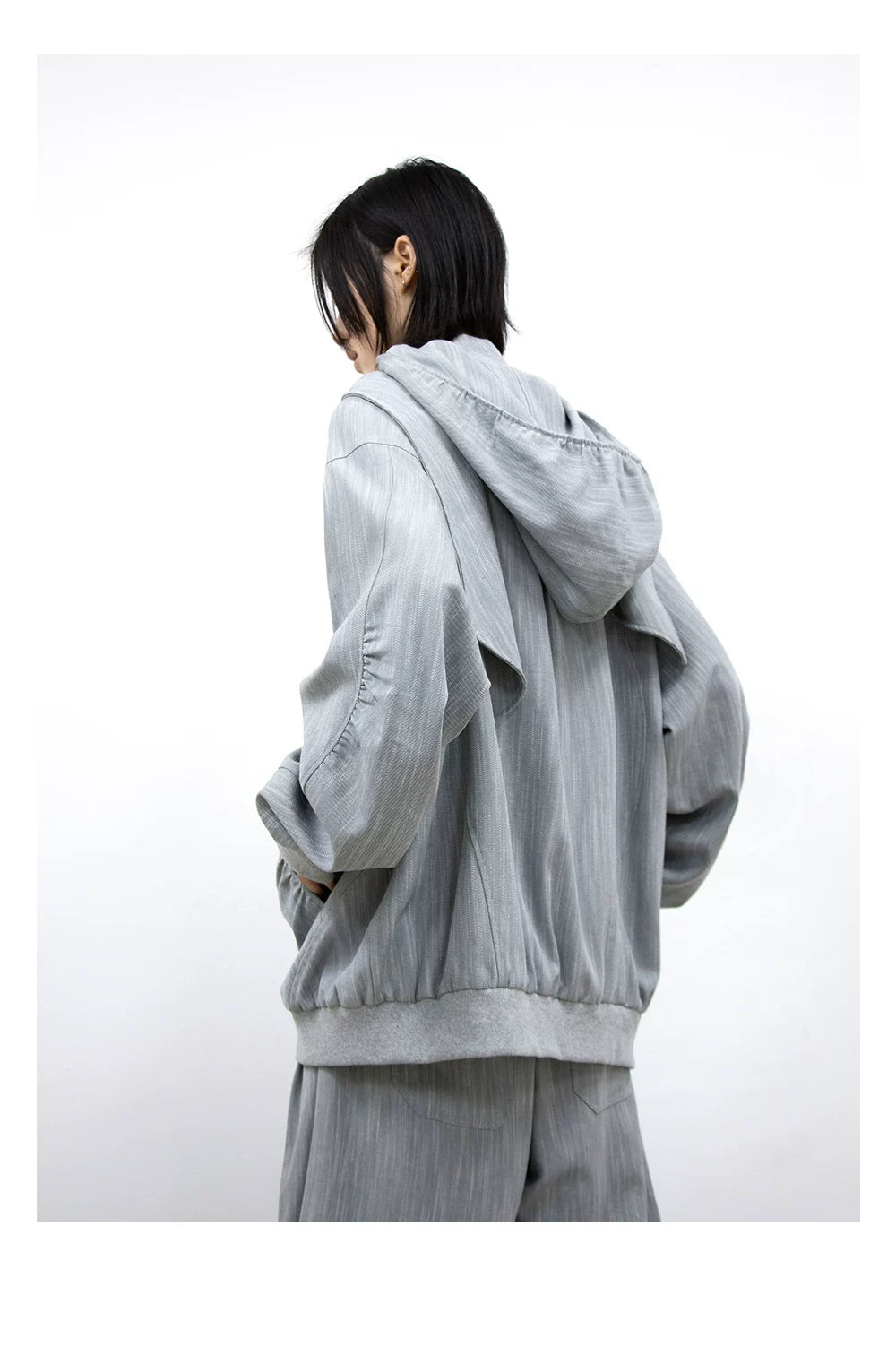 RELABEL Removable Hooded Casual Jacket