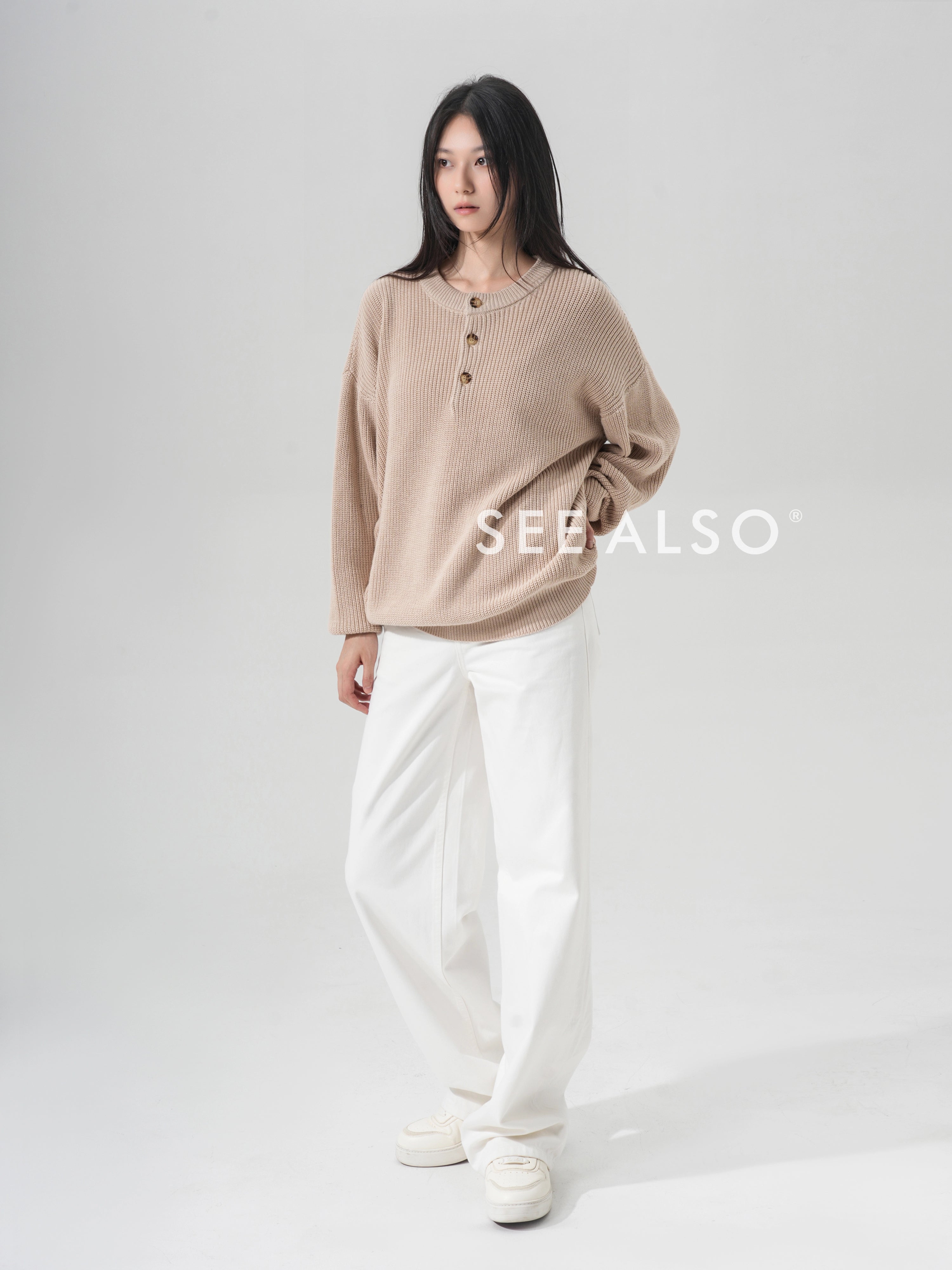 SEE ALSO Slack Lazy Knitted Sweater