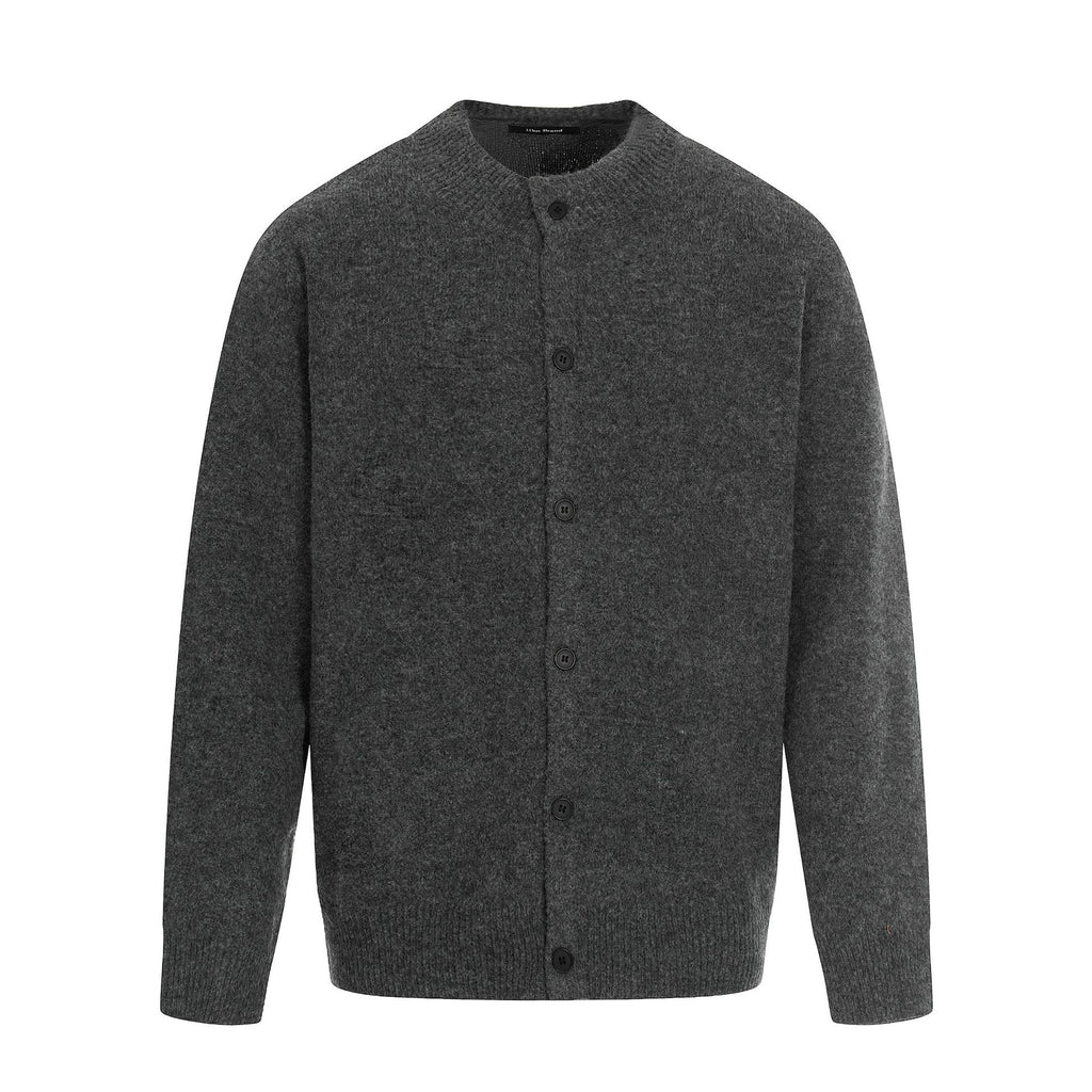 11KN old money retro knitted sweater jacket