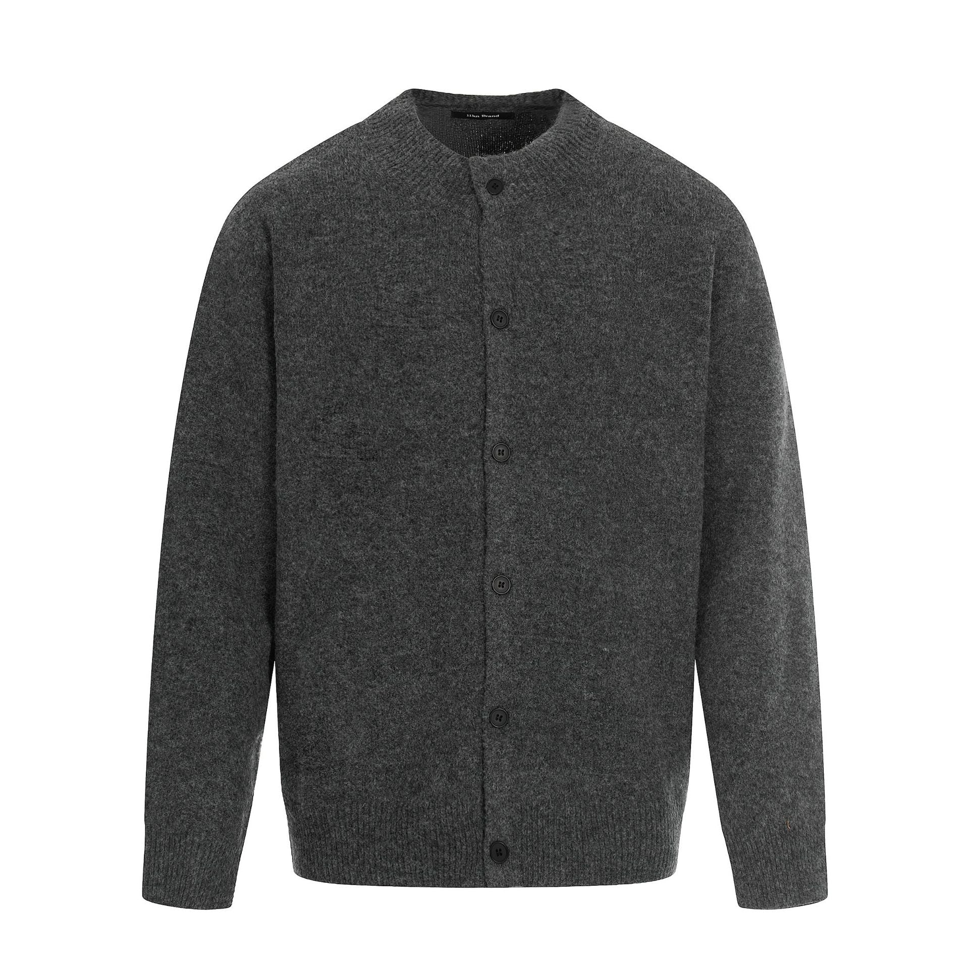 11KN old money retro knitted sweater jacket