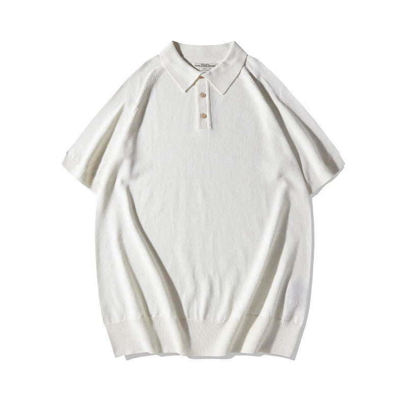 PrintAce Vintage Knitted Polo Shirt