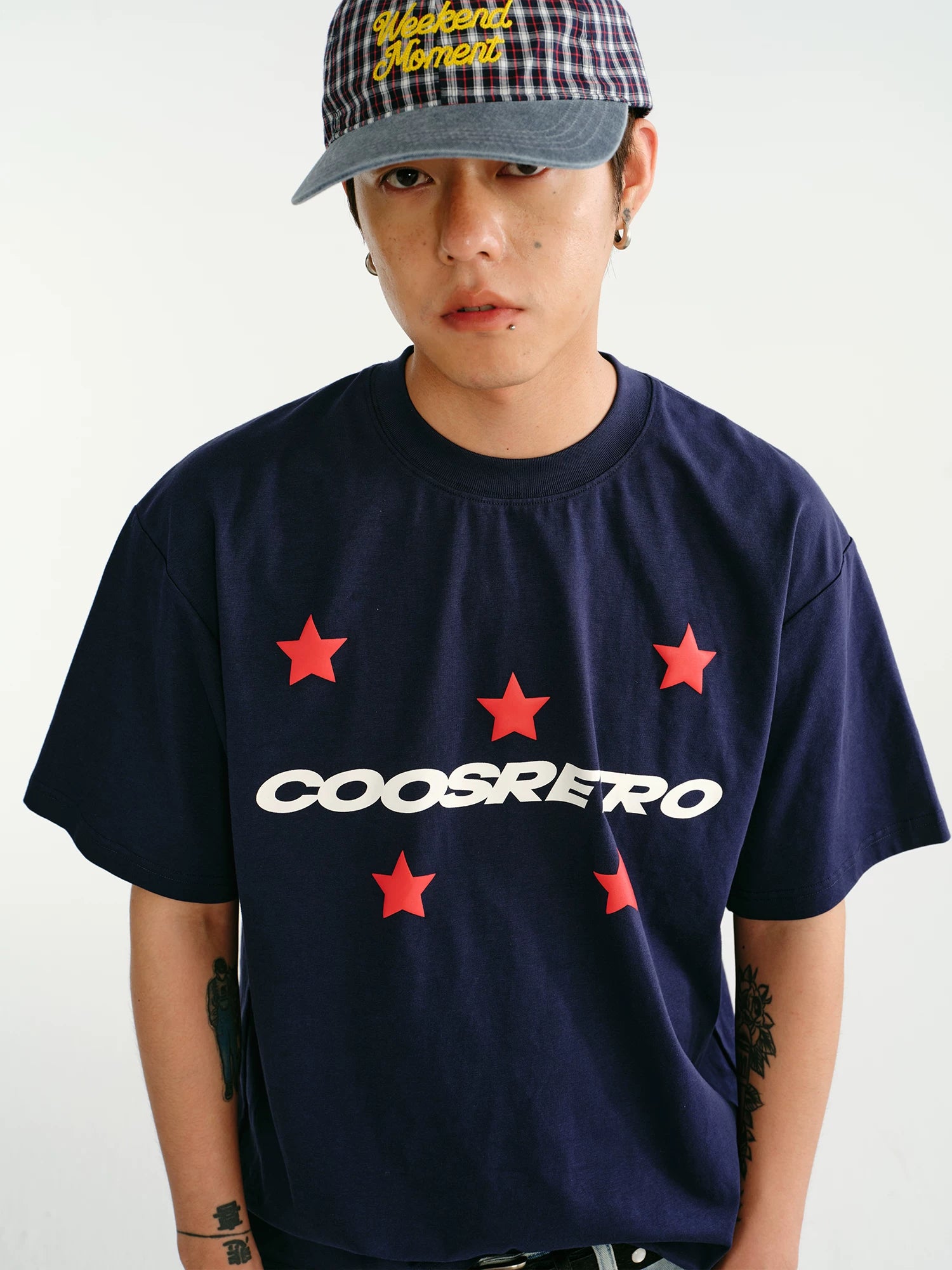 CoosRetro Quick Drying Cooling Loose Letter Printed Tee