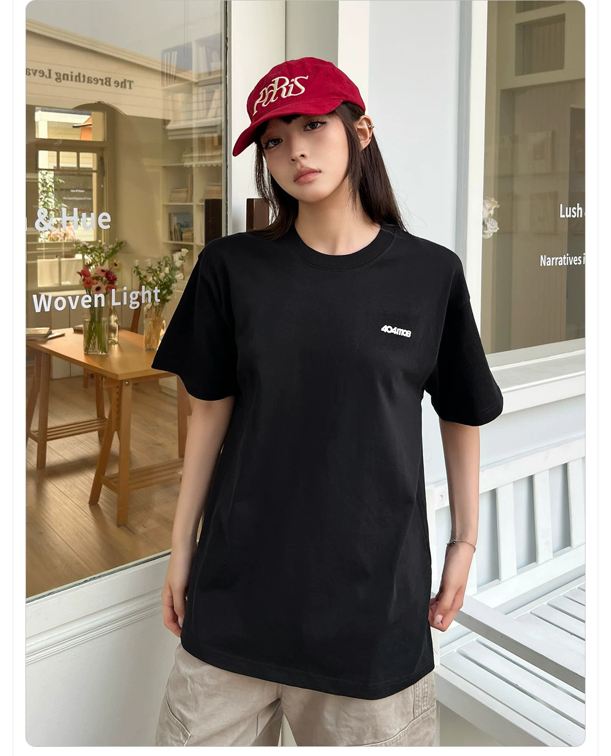 404MOB Simple Casual Versatile Tee