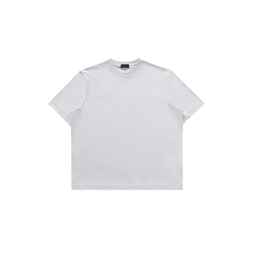 PLUS NO LOGO Small Neckline Short Wide Cool Tee