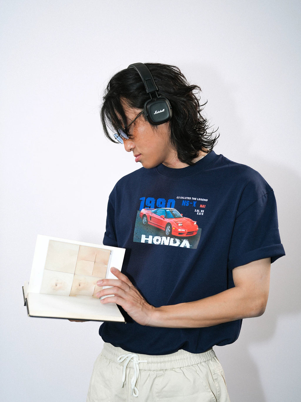 O3PARK Versatile Loose Knitted Tee