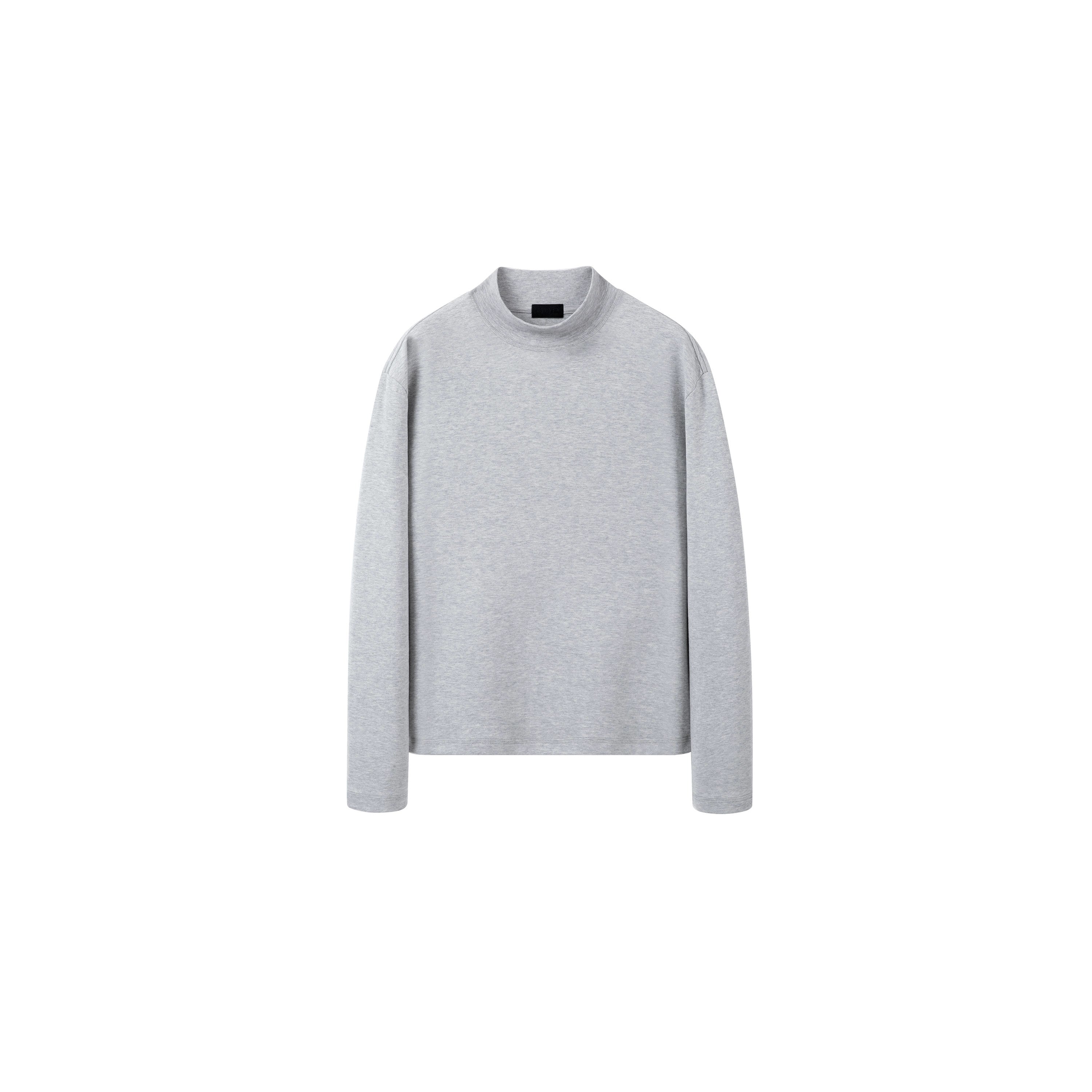 PLUS NO LOGO Warm Double-sided Polished Turtleneck Long Sleeves