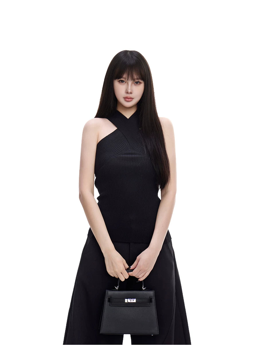 WITHMIN Low Waist Loose and Thin Versatile Straight-leg Pants