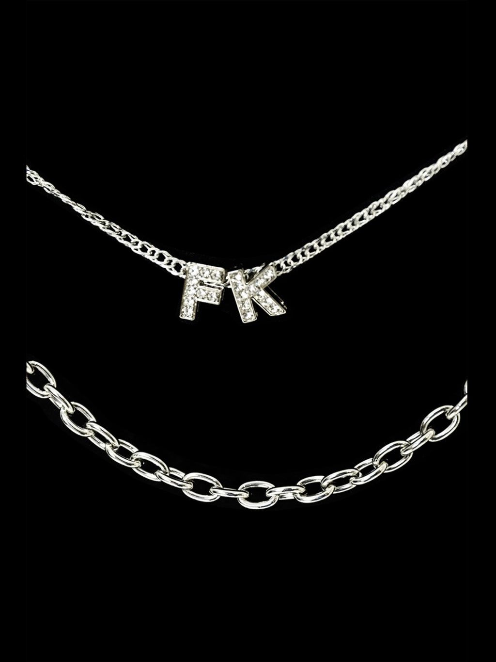 FUNKYFUN Handmade Pendant Double Trouser Chain