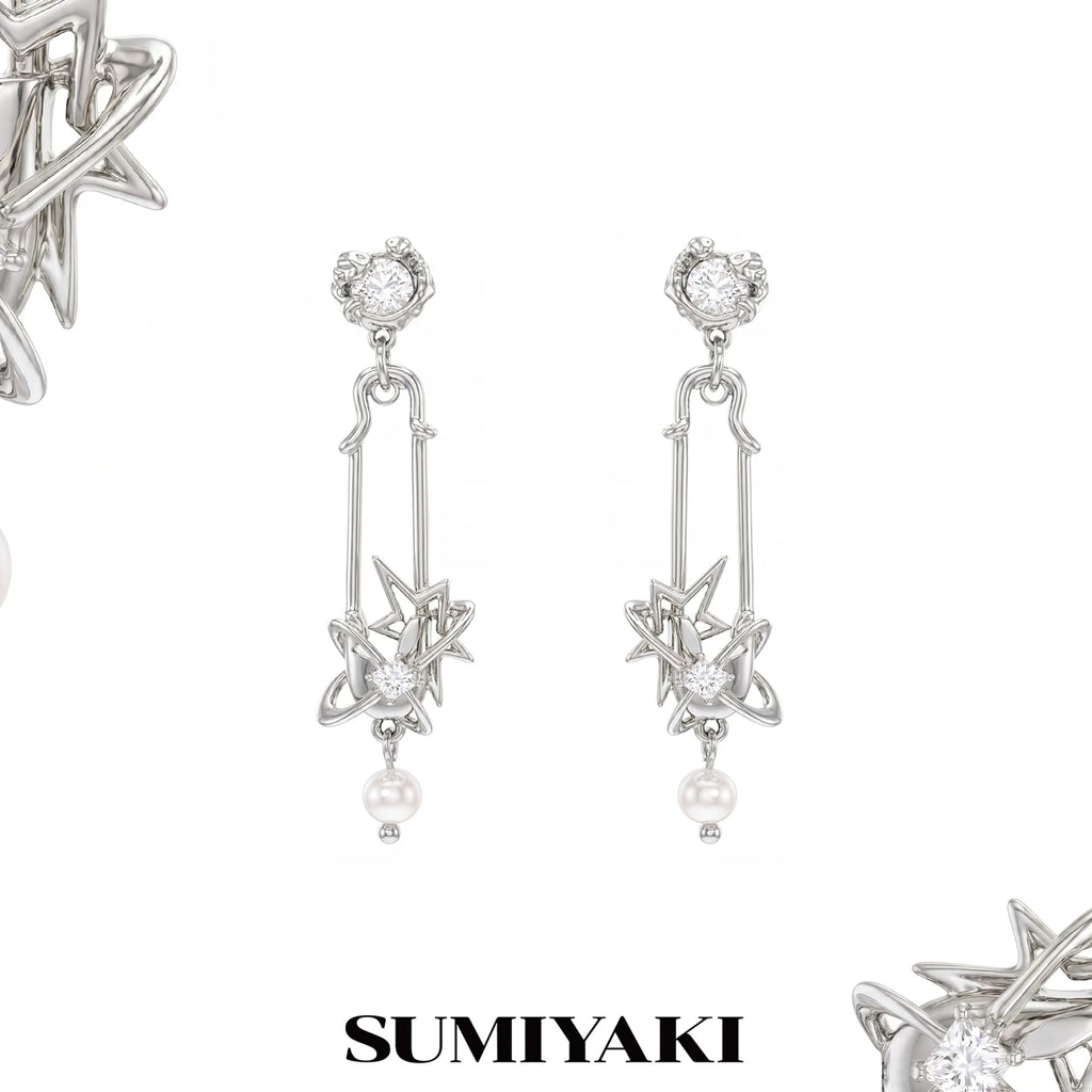 SUMIYAKI Light Luxury Paper Clip Earrings