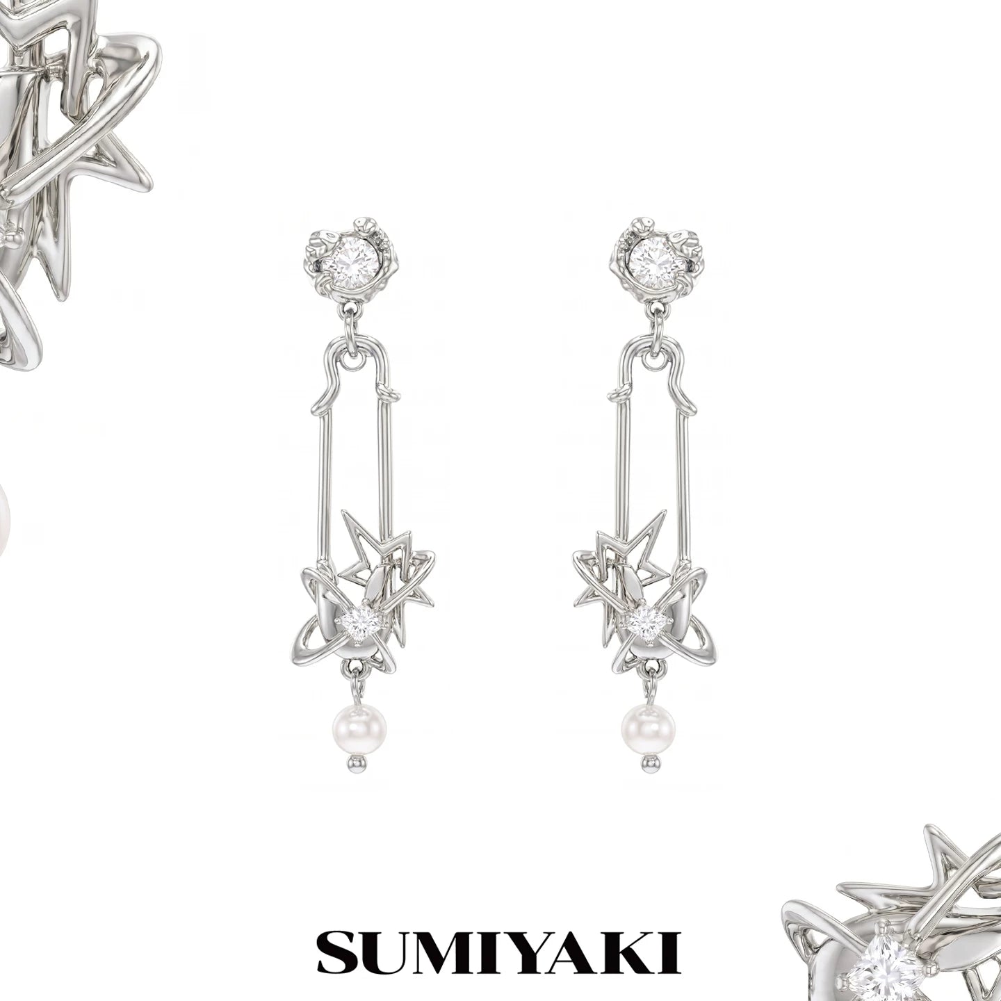 SUMIYAKI Light Luxury Paper Clip Earrings