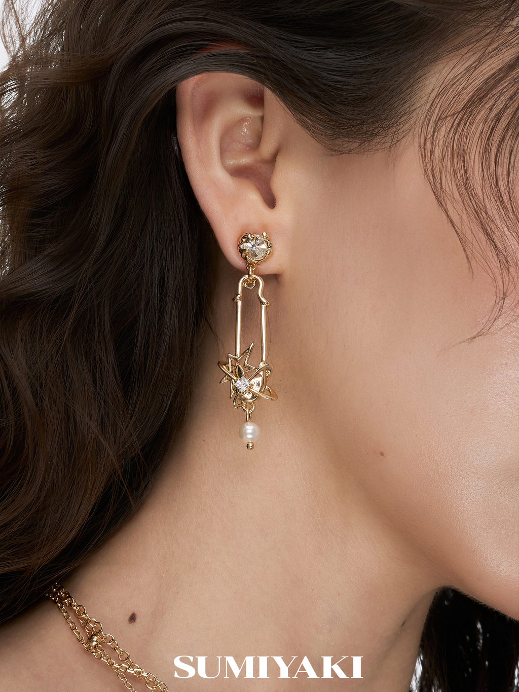 SUMIYAKI Light Luxury Paper Clip Earrings