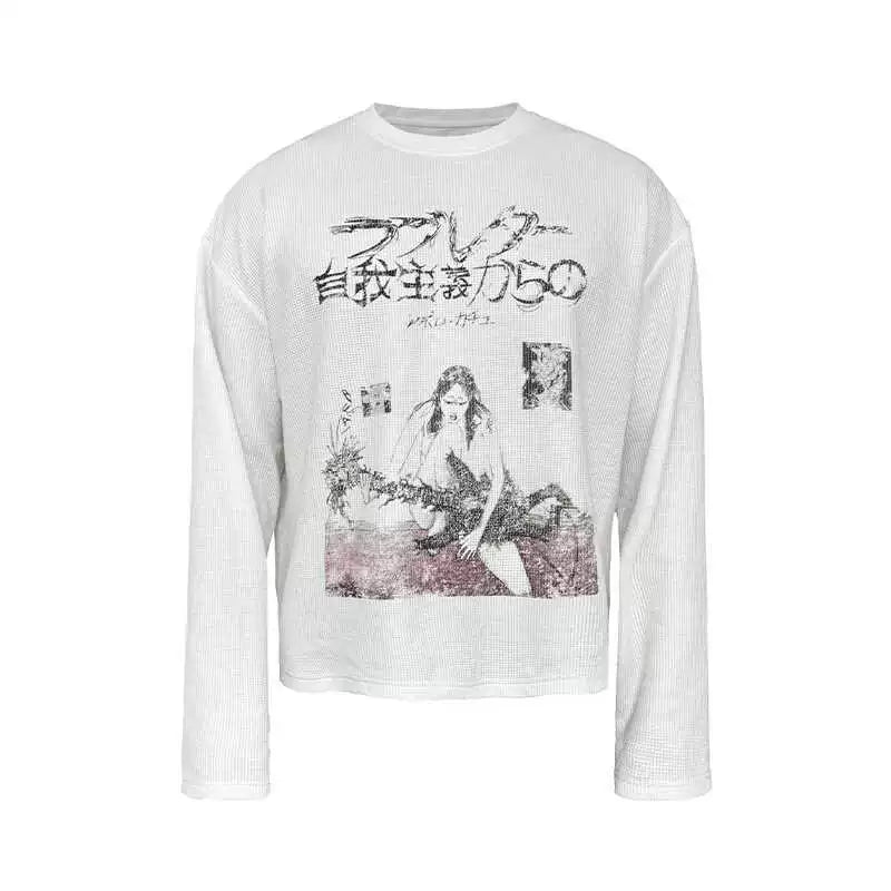 JCAESAR Egoism Waffle Long Sleeve