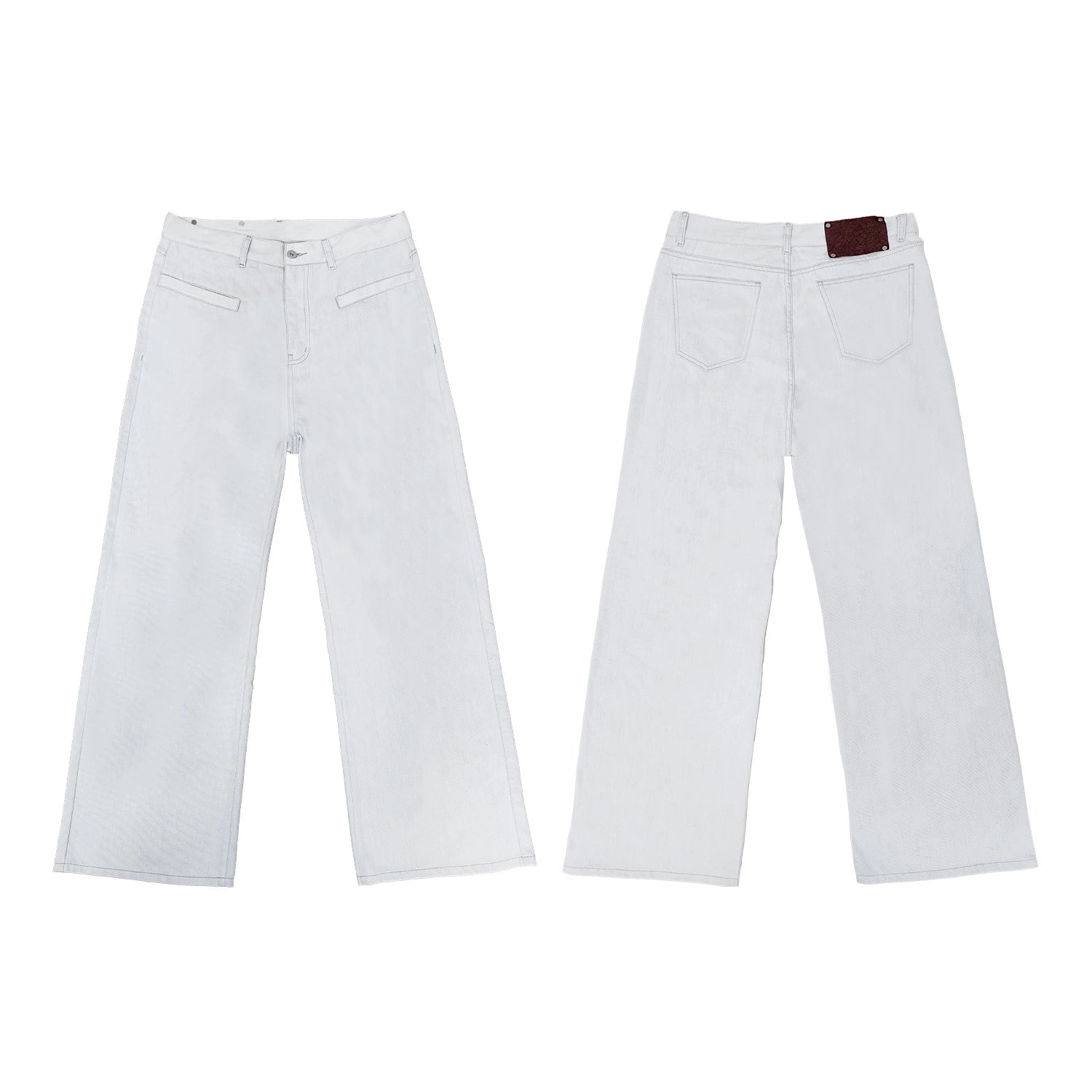 WANNA LAB Suit Fabric Scimitar Jeans