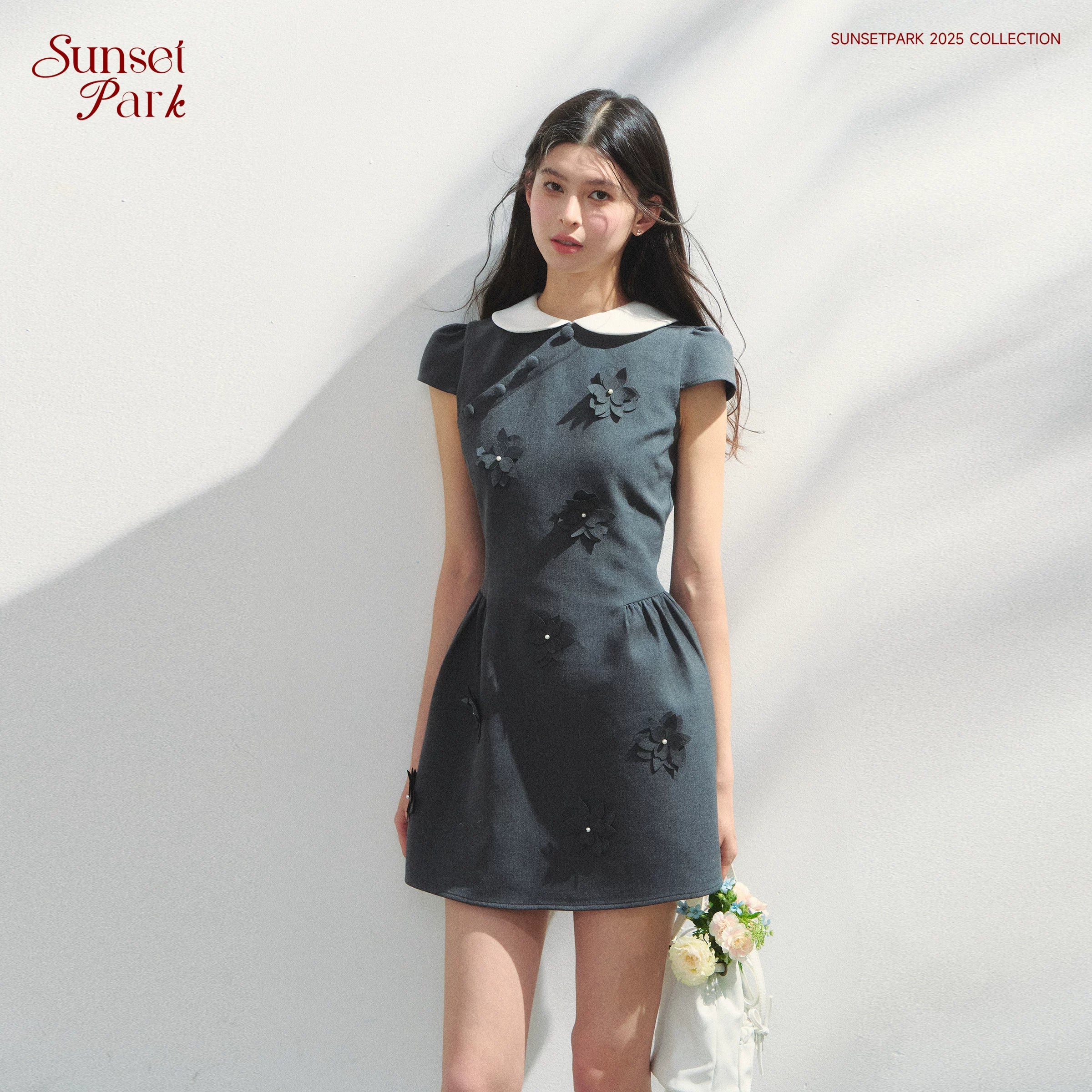 SunsetPark Doll Collar Casual Dress