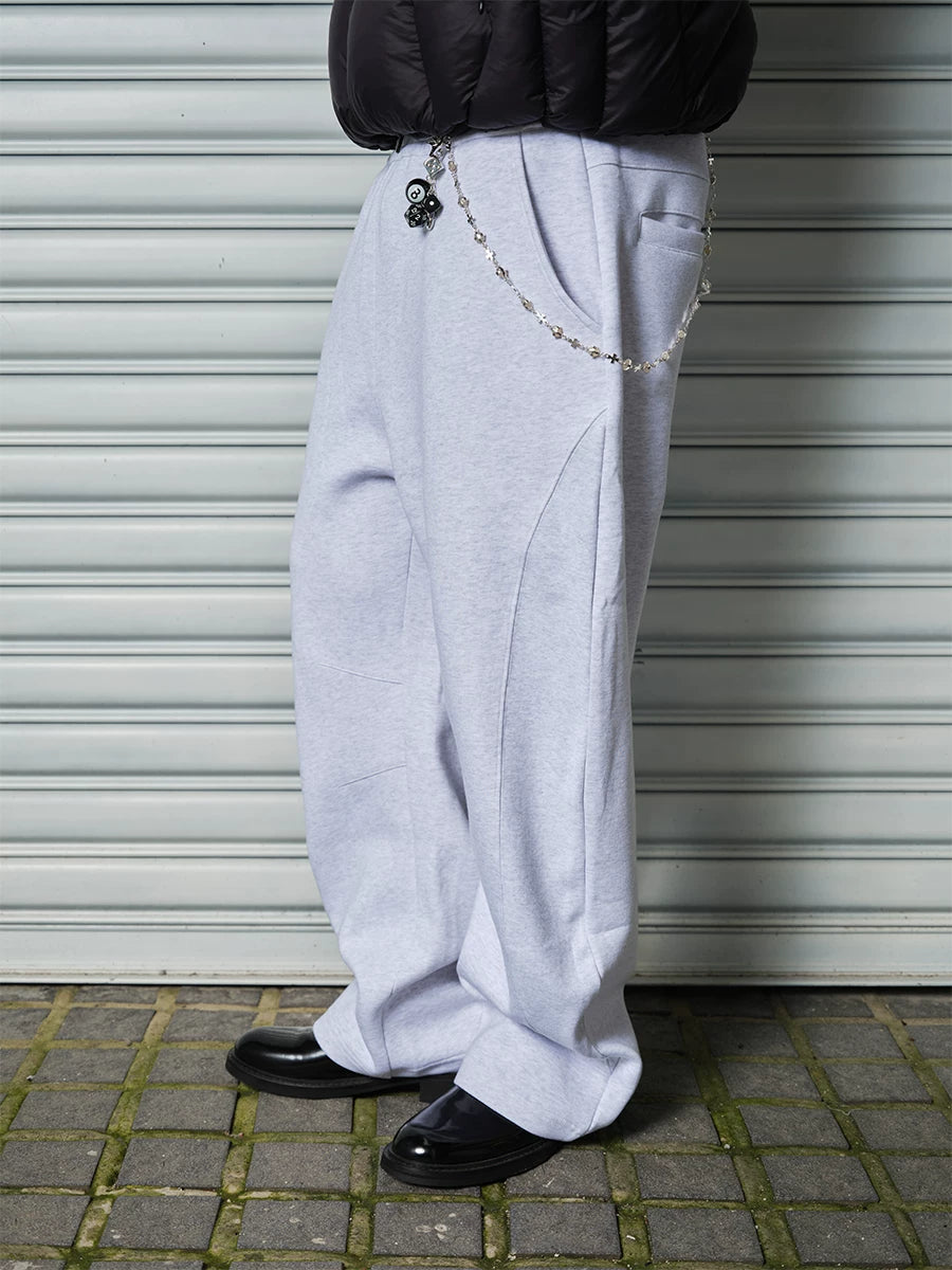 ComicTree Stitching Versatile Casual Sweatpants